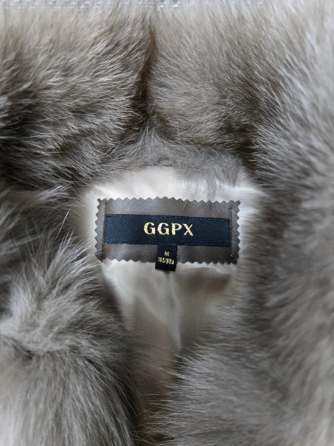 GGPX 퍼 베스트 허리밴딩 가죽 베스트 여우털조끼 상품이미지4
