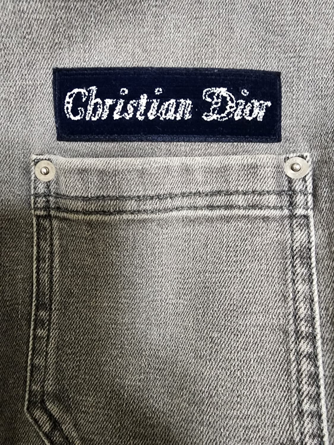 Christian Dior 데님 셔츠 회색 39 100-105사이즈 상품이미지6