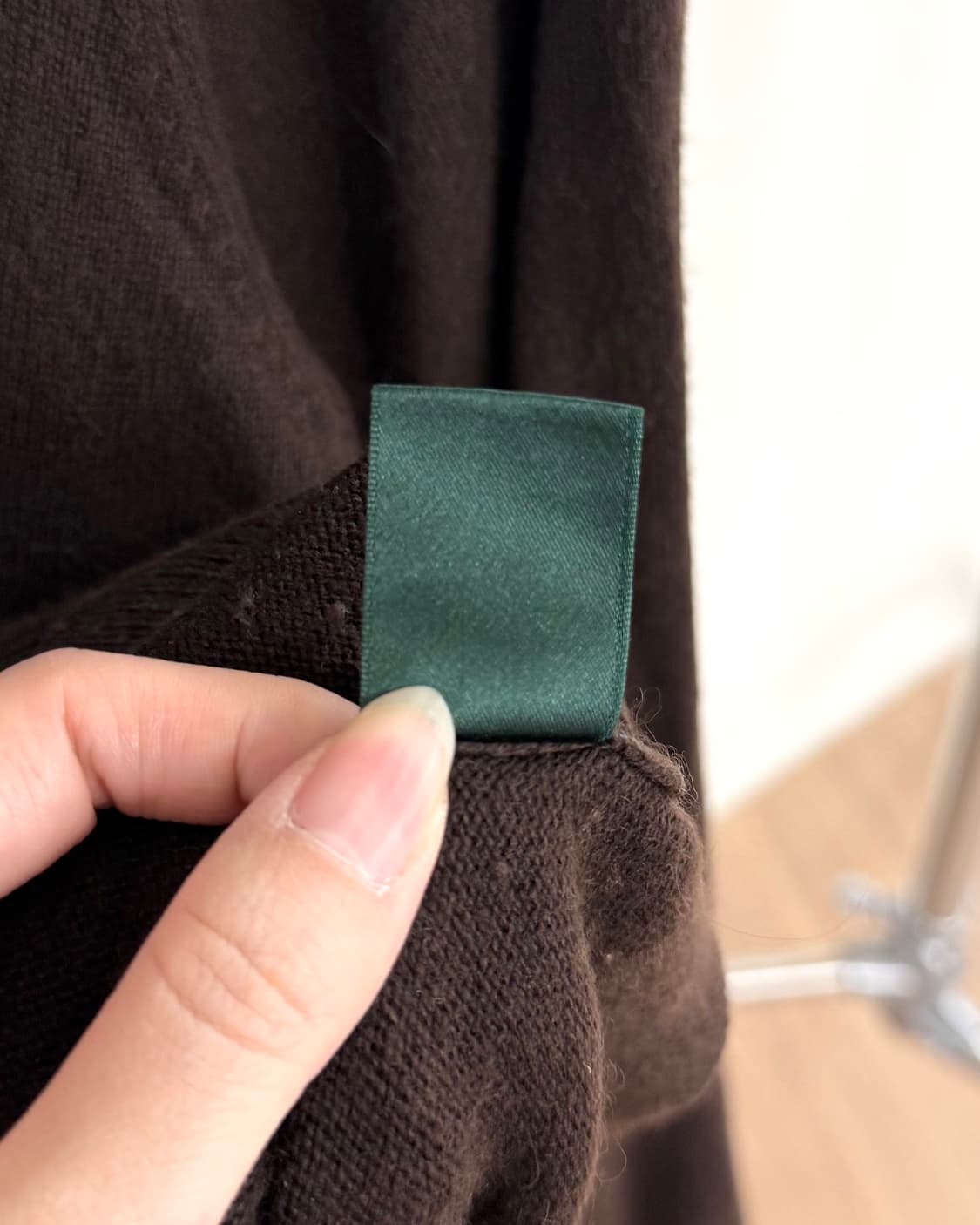 로렌 랄프로렌 브라운 니트 후드집업 상품이미지9