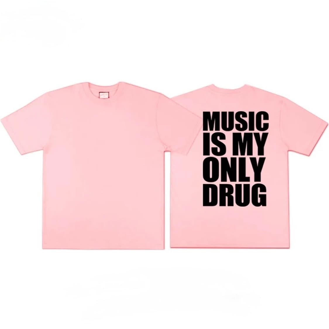 뮤직 이즈 마이 온리 드럭 오버핏 반팔티 상품이미지4