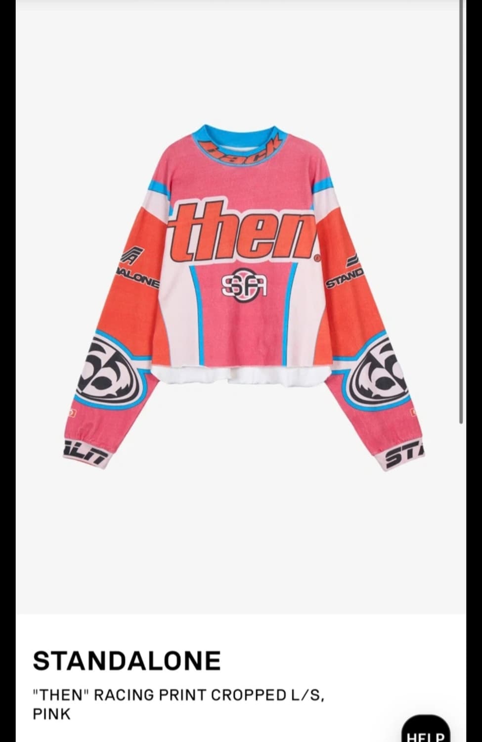 스탠드얼론  "then"레이싱 티셔츠 상품이미지1