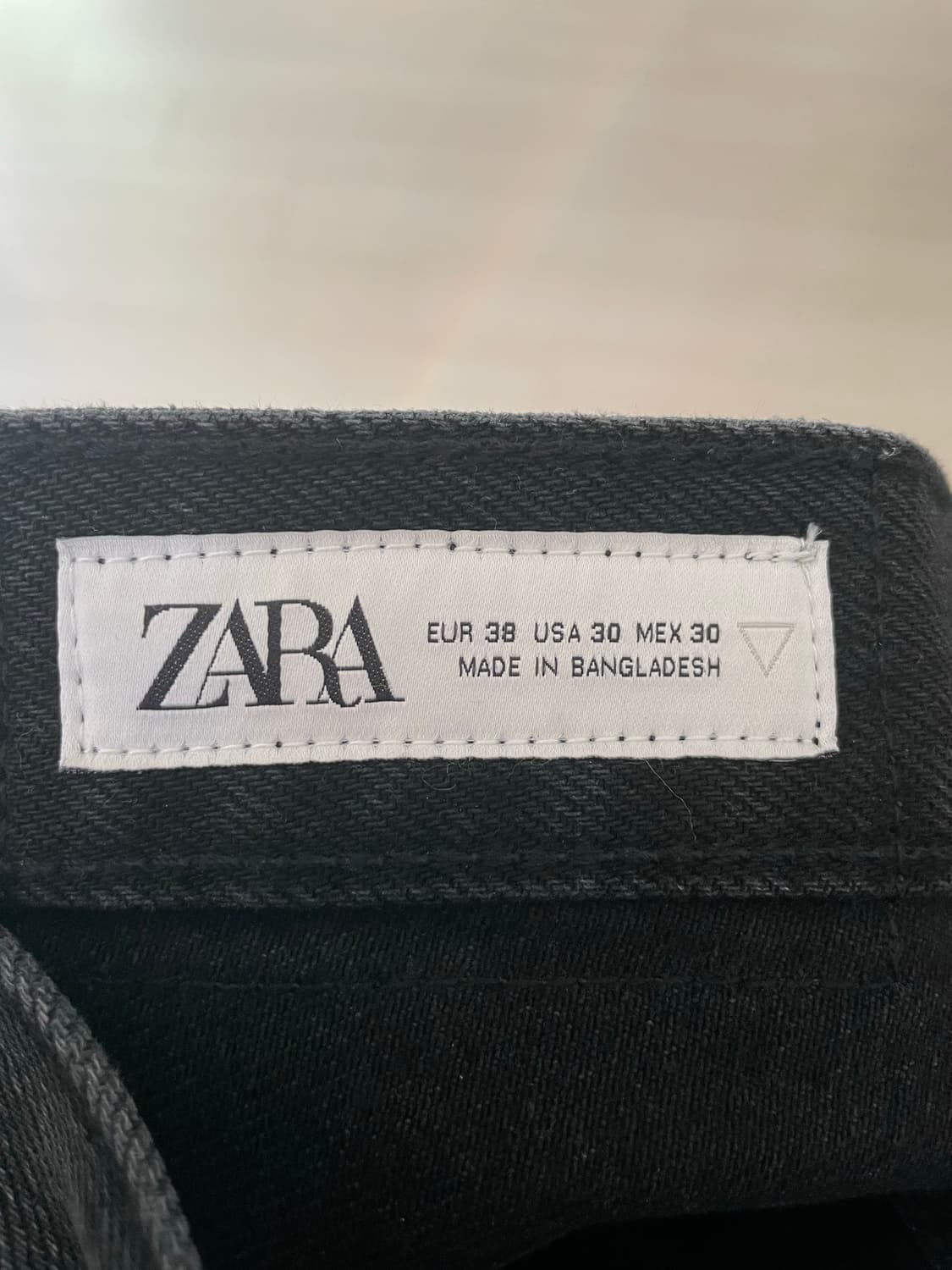 스트레이트 핏 흑청 진  상품이미지4