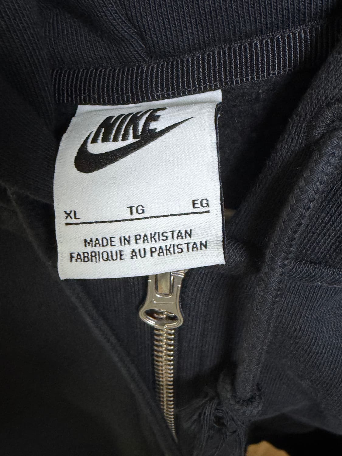 나이키x스투시 후드집업 블랙 XL 상품이미지5