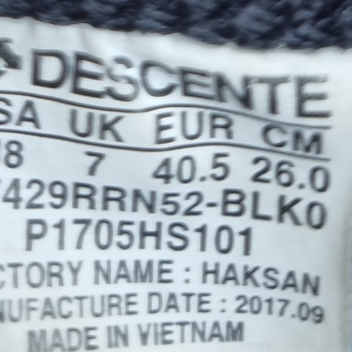 데상트 고어텍스 런닝화 260 상품이미지6