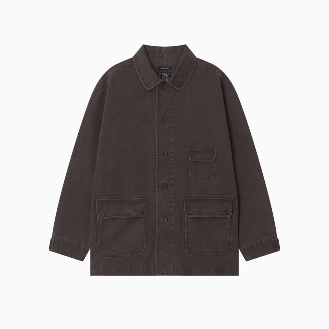 오헤시오 스타 플로랄 워시드 코튼 자켓 퍼플 상품이미지1