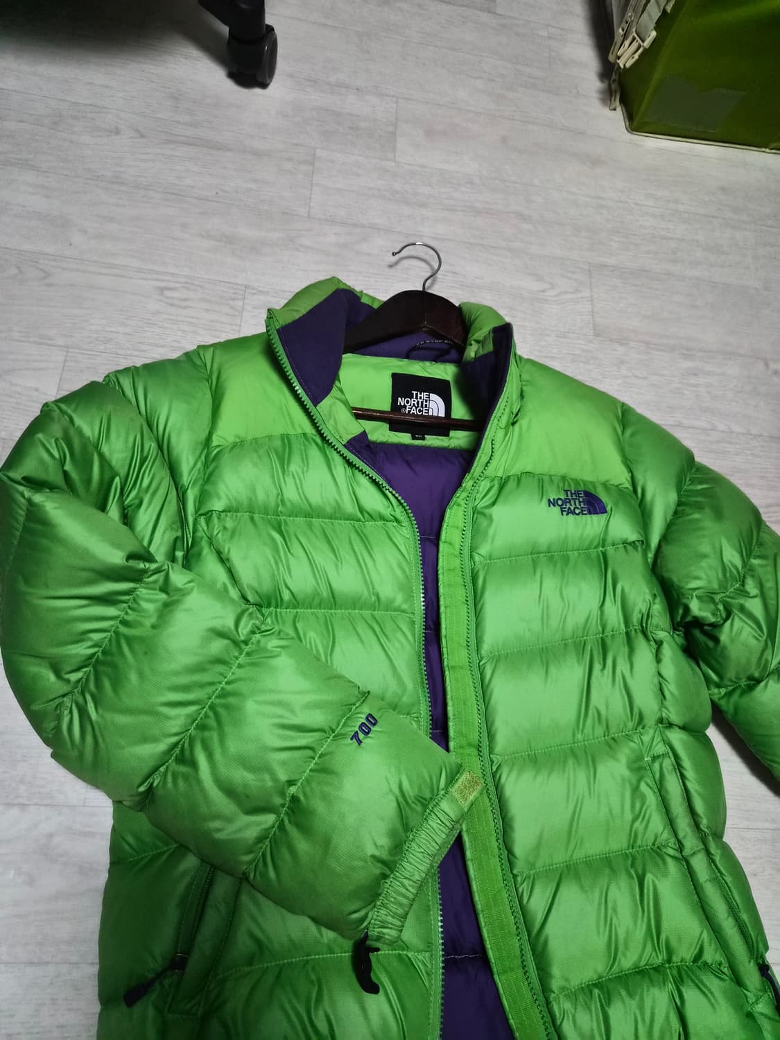 노스페이스 연두 눕시700 s (미노이 패딩) 상품이미지4