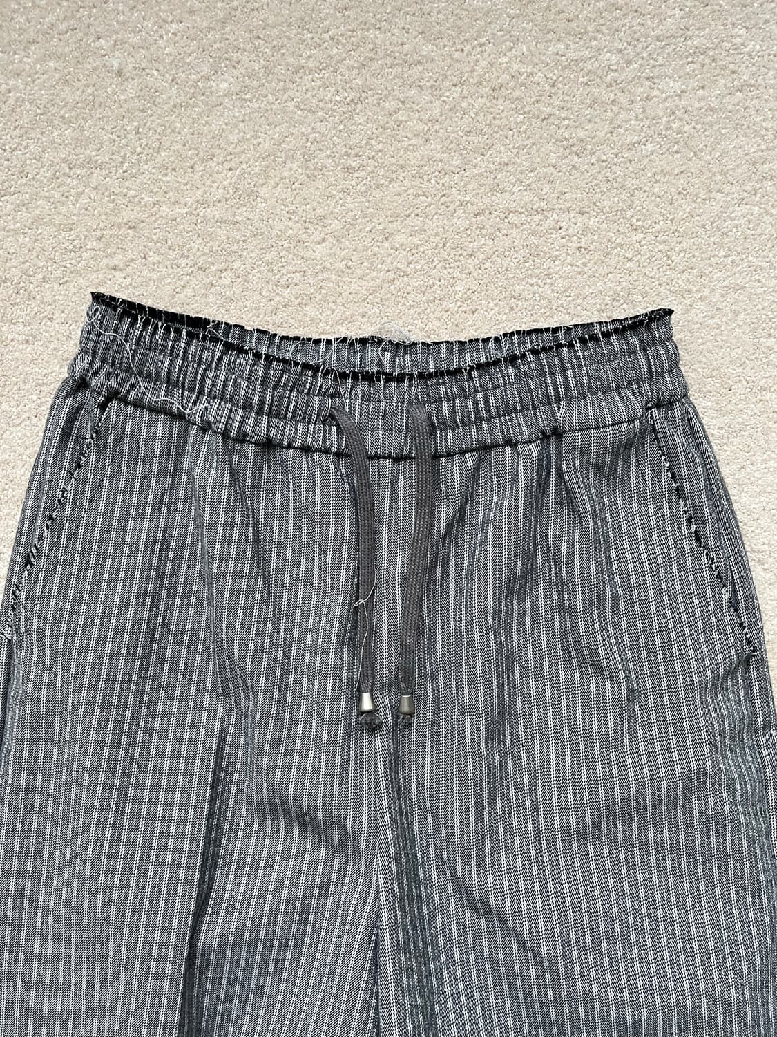 polysoom 스트라이프 이지 와이드 팬츠 (30-34) 상품이미지3