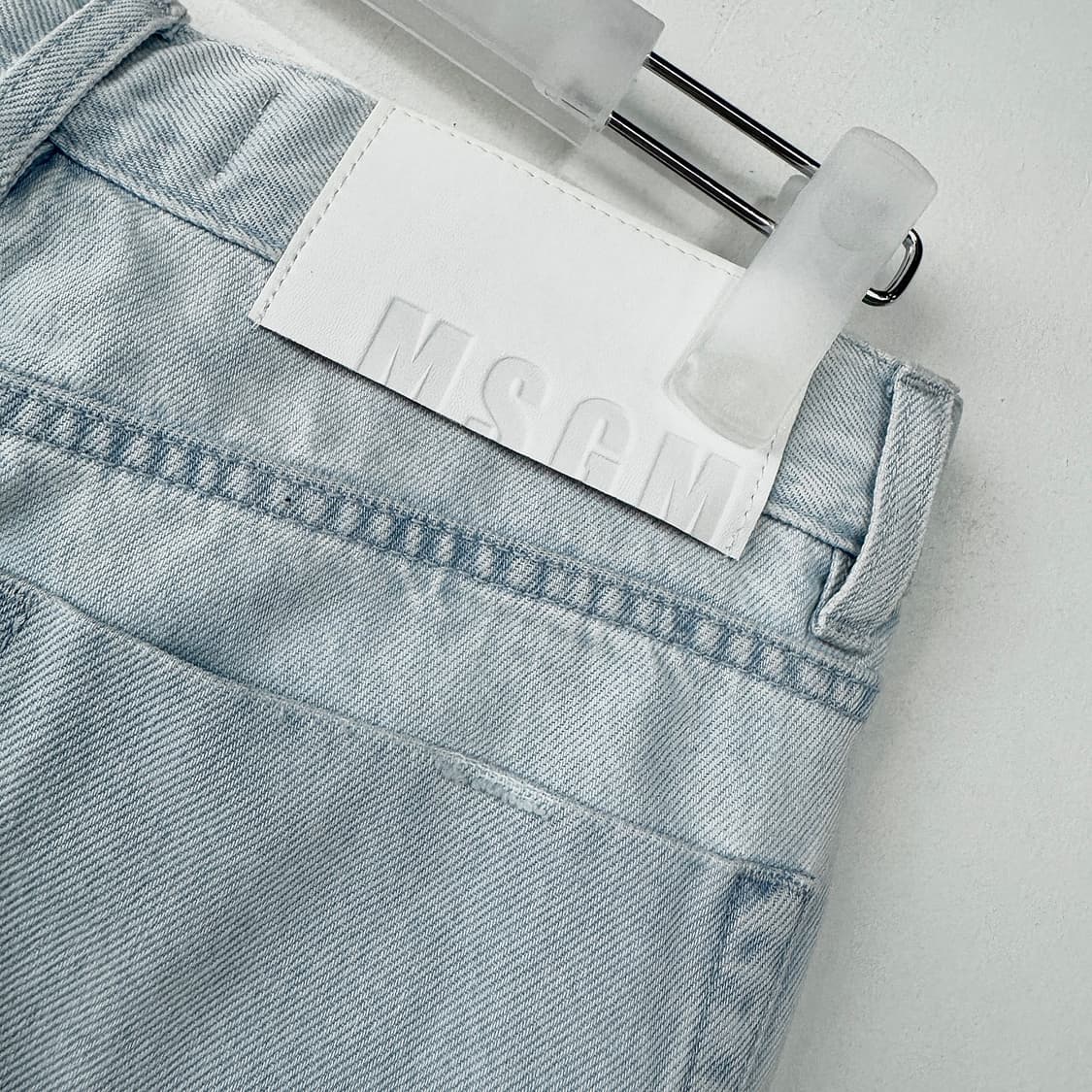 MSGM 23 로고 라이트 데님 팬츠 상품이미지8