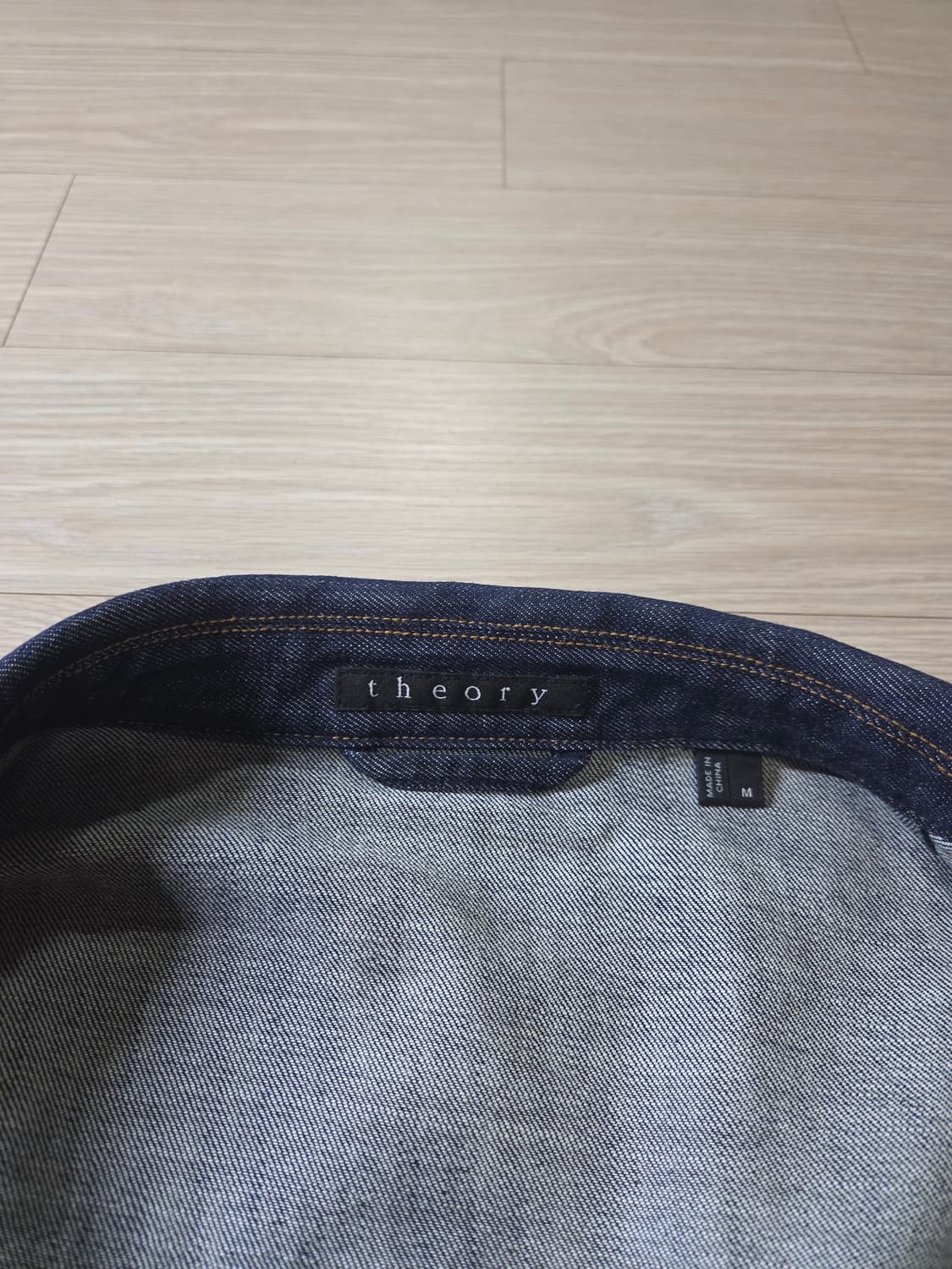 띠어리 데님 트러커 재킷 (M) 상품이미지5