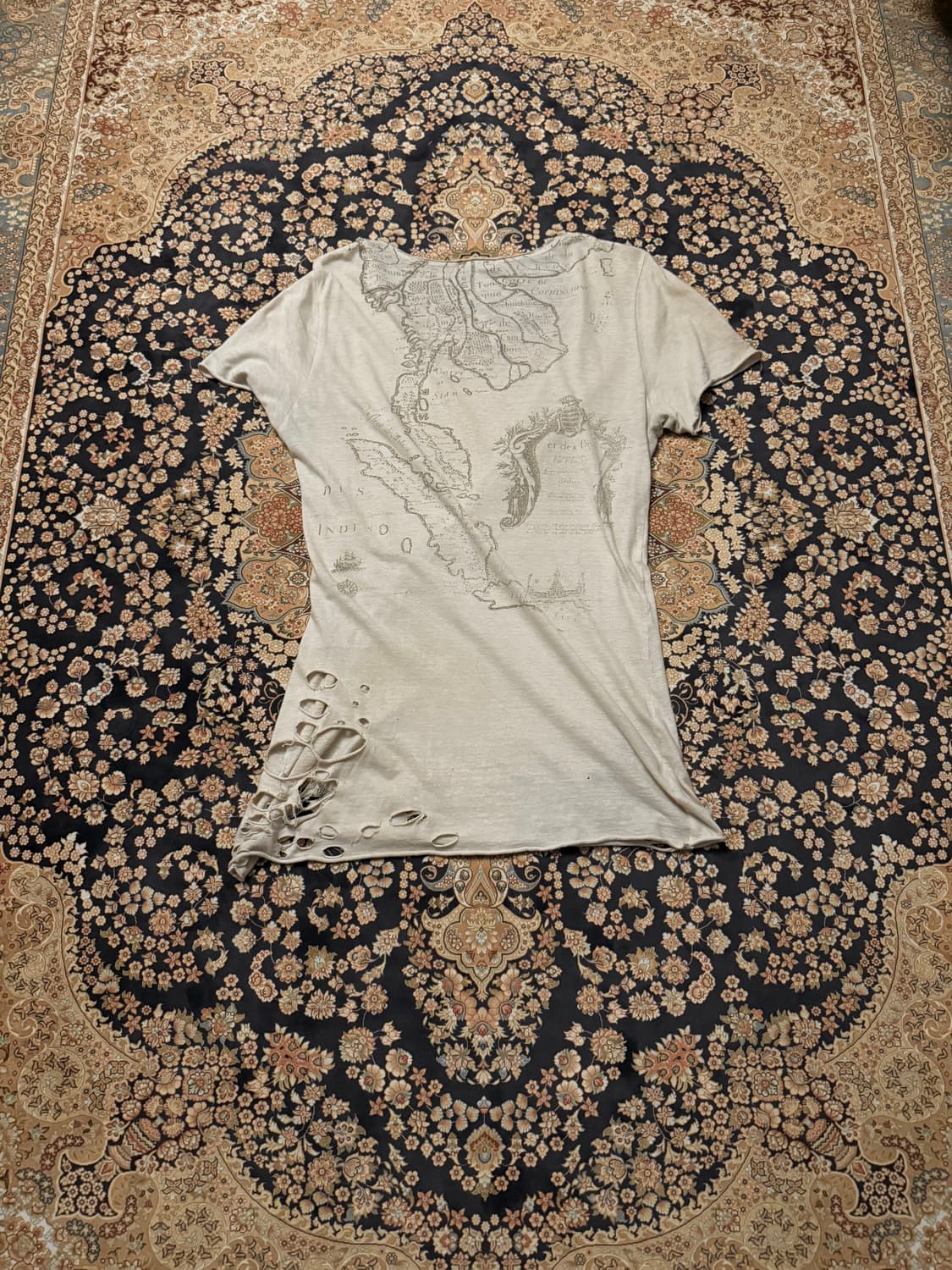 'GOA' damged t-shirt 상품이미지4
