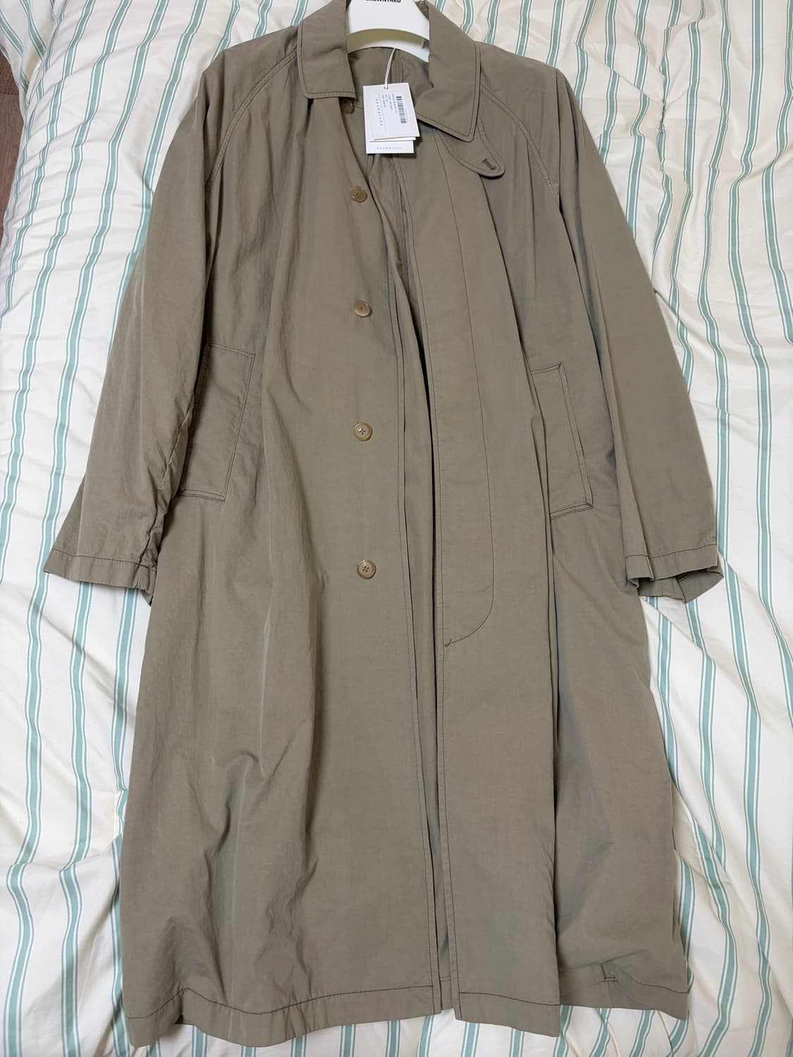 브라운야드 워시드 발마칸 코트 새상품 4사이즈 상품이미지2