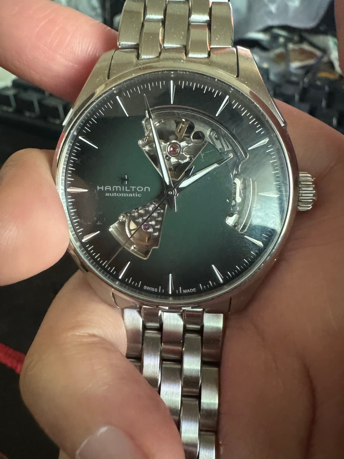 해밀턴 재즈마스터 카키 오토매틱 상품이미지1