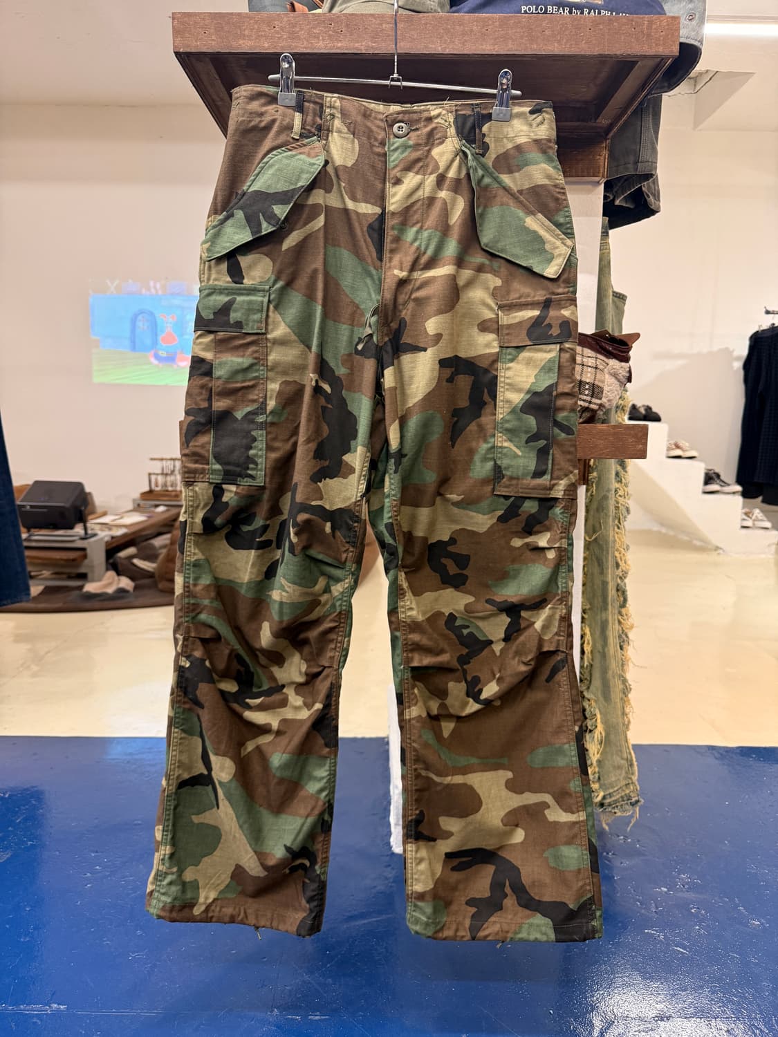 밀리터리 우드랜드 카고 팬츠 상품이미지3