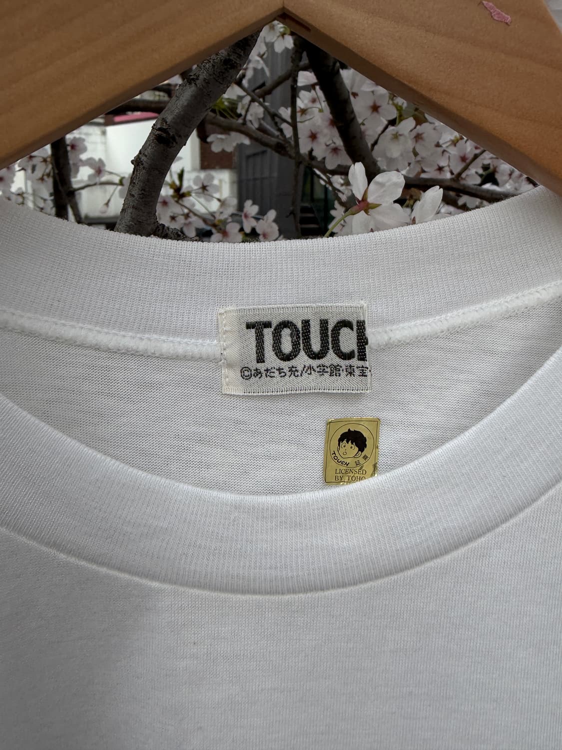 80s TOUCH 아다치 미츠루 애니메 티셔츠 상품이미지3