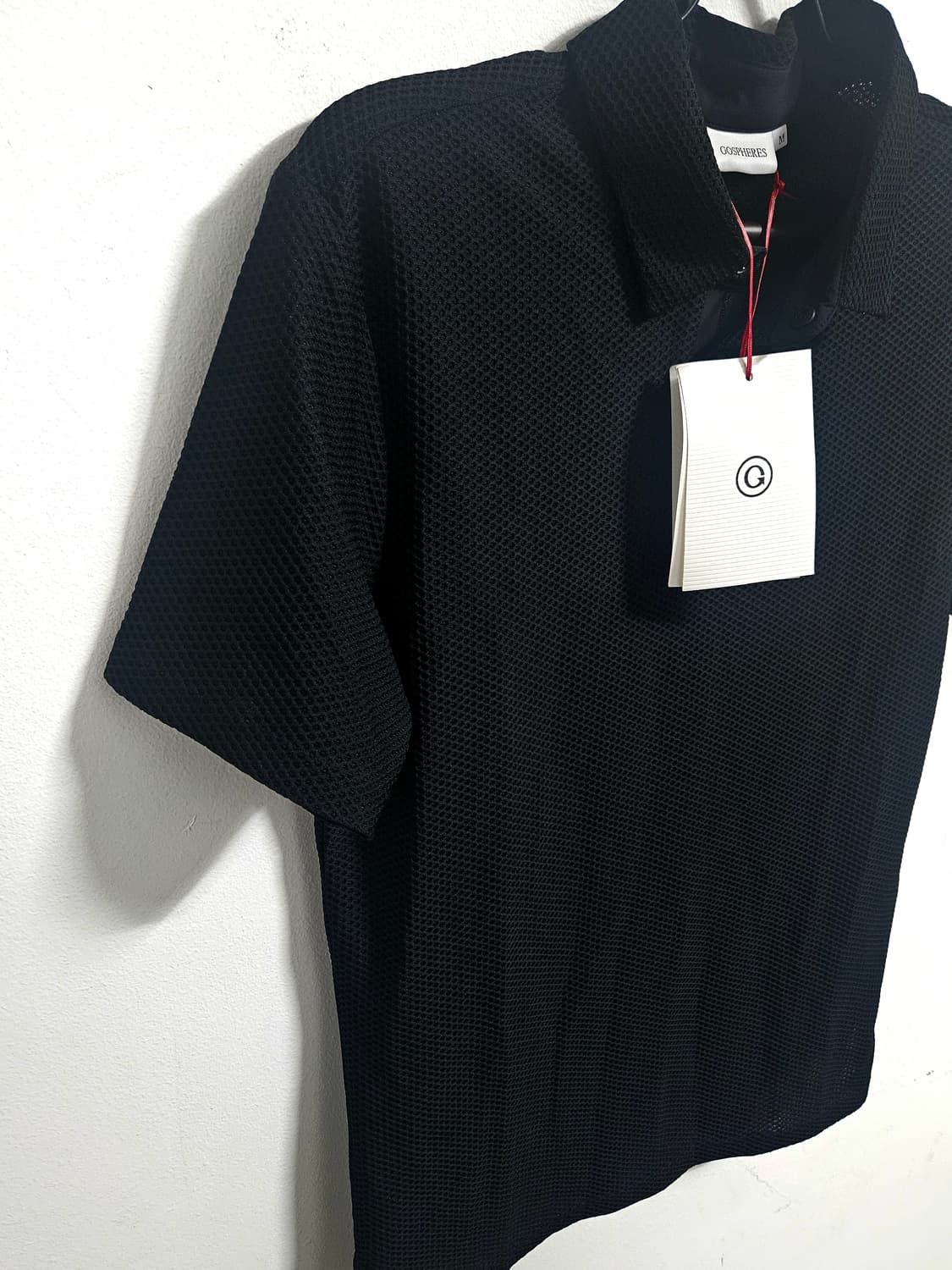 GOSPHERES 고스피어 블랙 폴로 티셔츠 M 새상품 상품이미지5