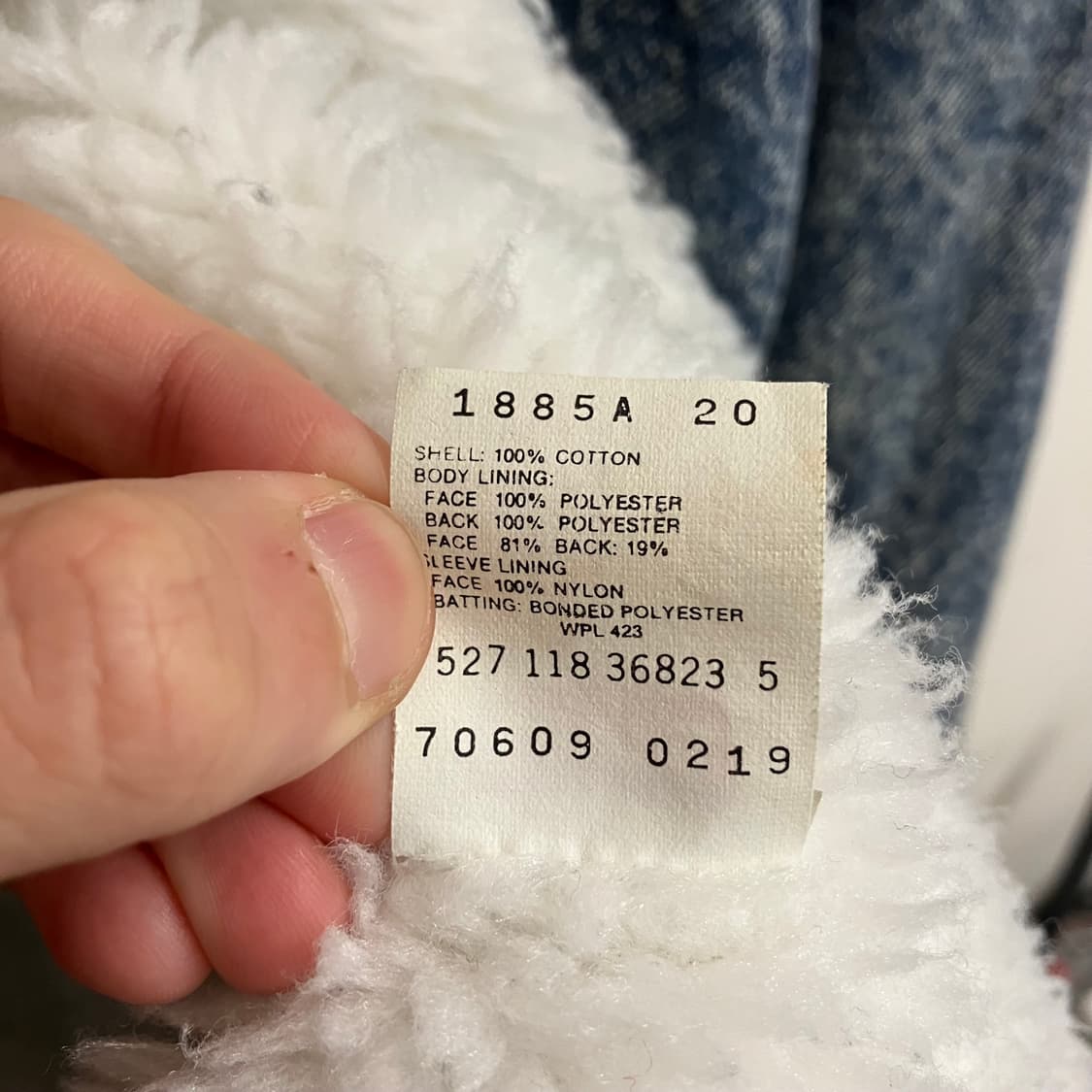 N177 80s 리바이스 쉐르파 데님 청자켓 상품이미지5