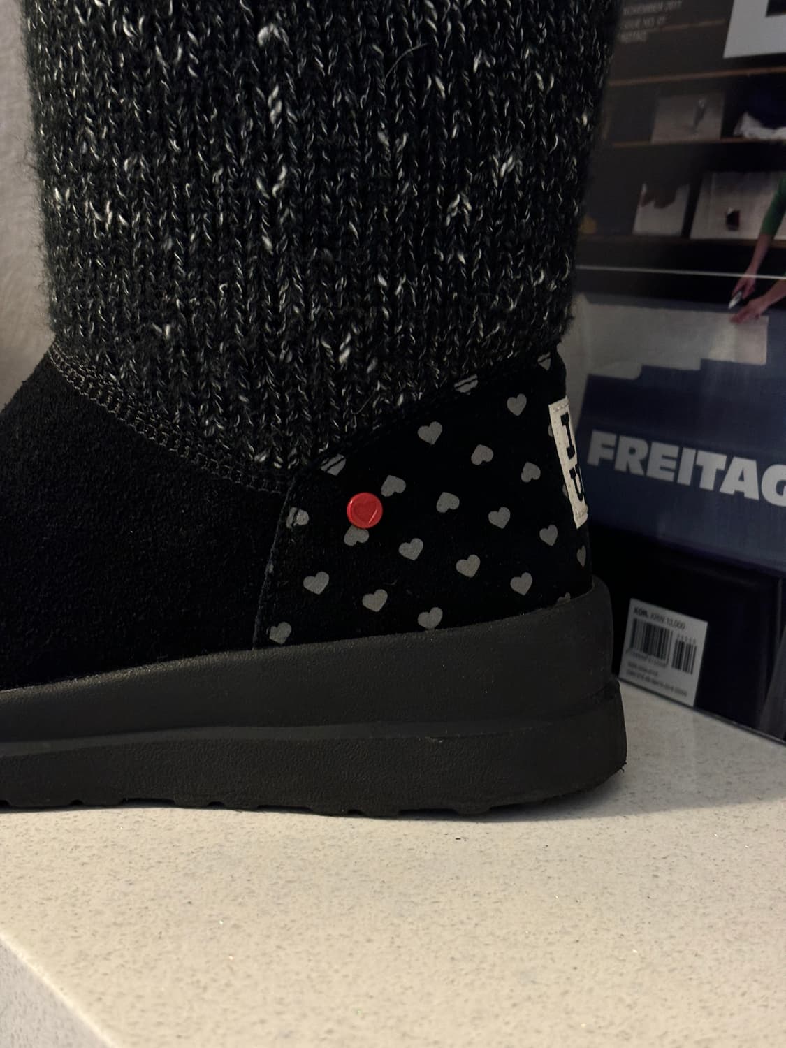 어그 니트 스웨이드 부츠 상품이미지2