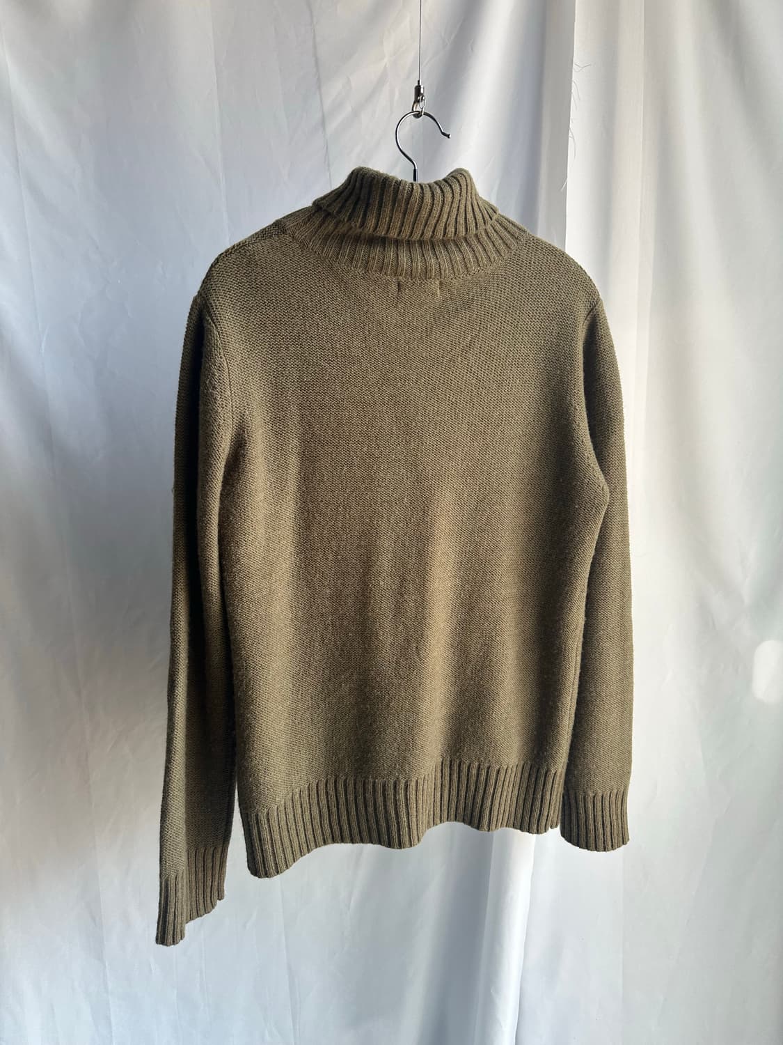 하이넥 니트 집업 상품이미지2