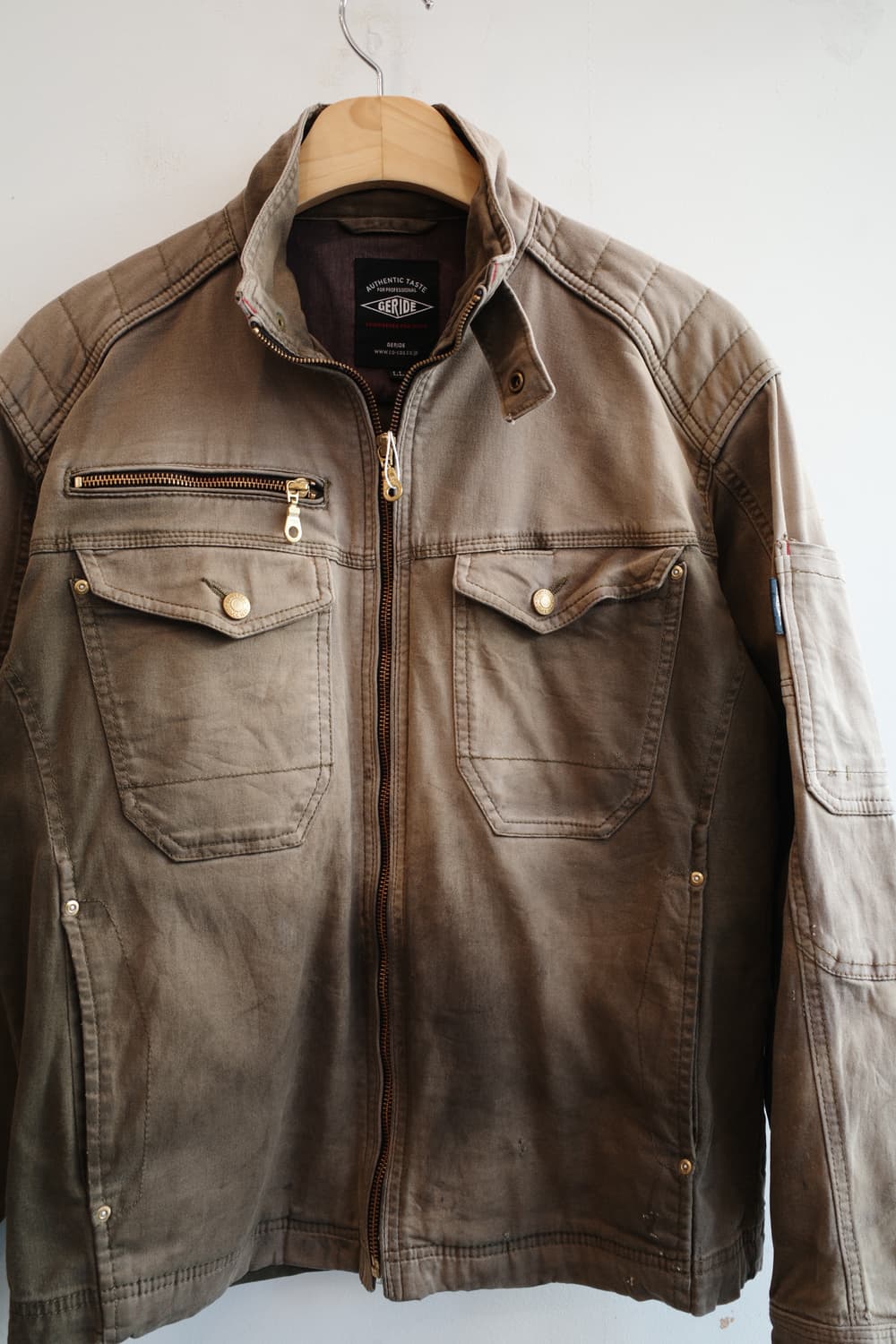 GERIDE 유틸리티 워싱 자켓 상품이미지2