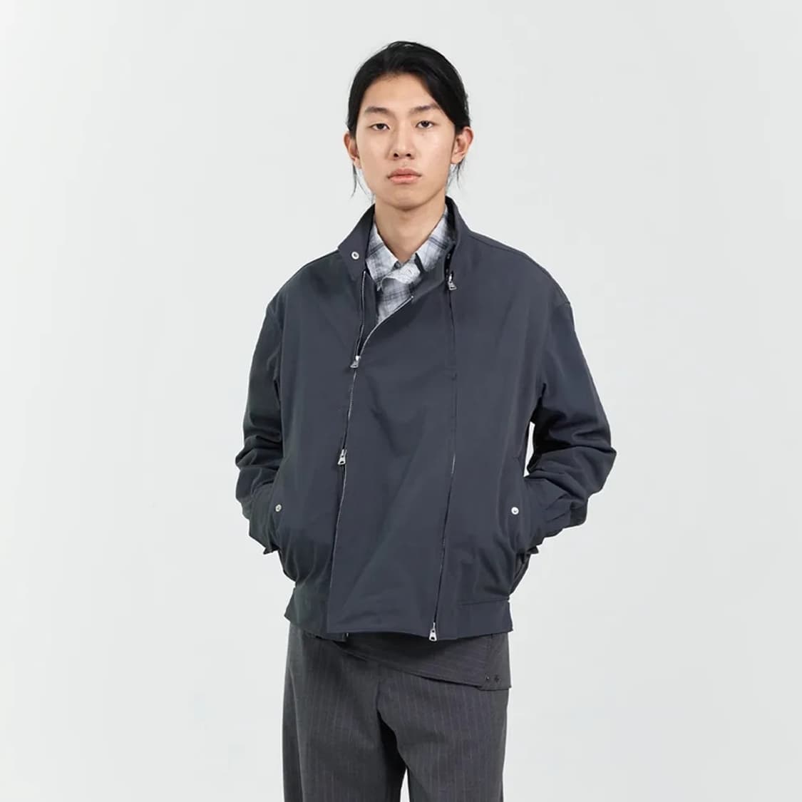 EE double zip harrington jacket 상품이미지1