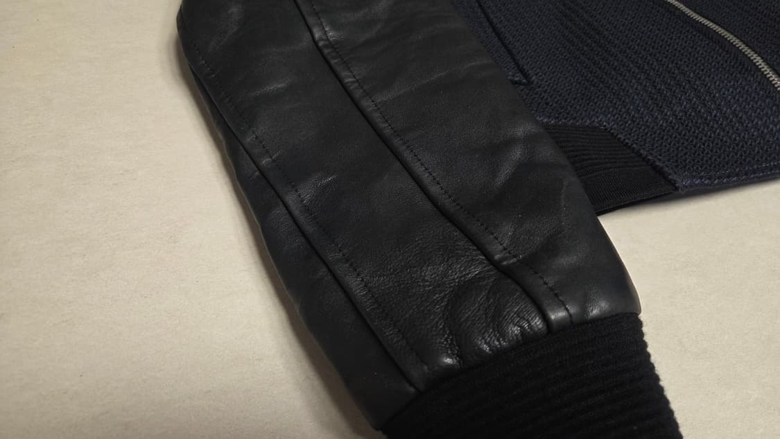 타임 옴므 가죽 블루종 점퍼 상품이미지7