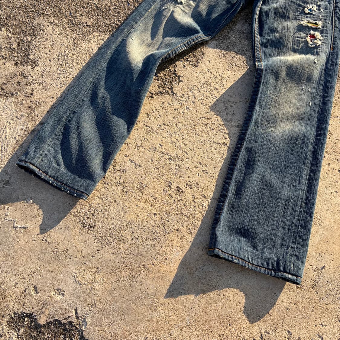 트루릴리전 플랩 포켓 스티치 데님팬츠 32 상품이미지3