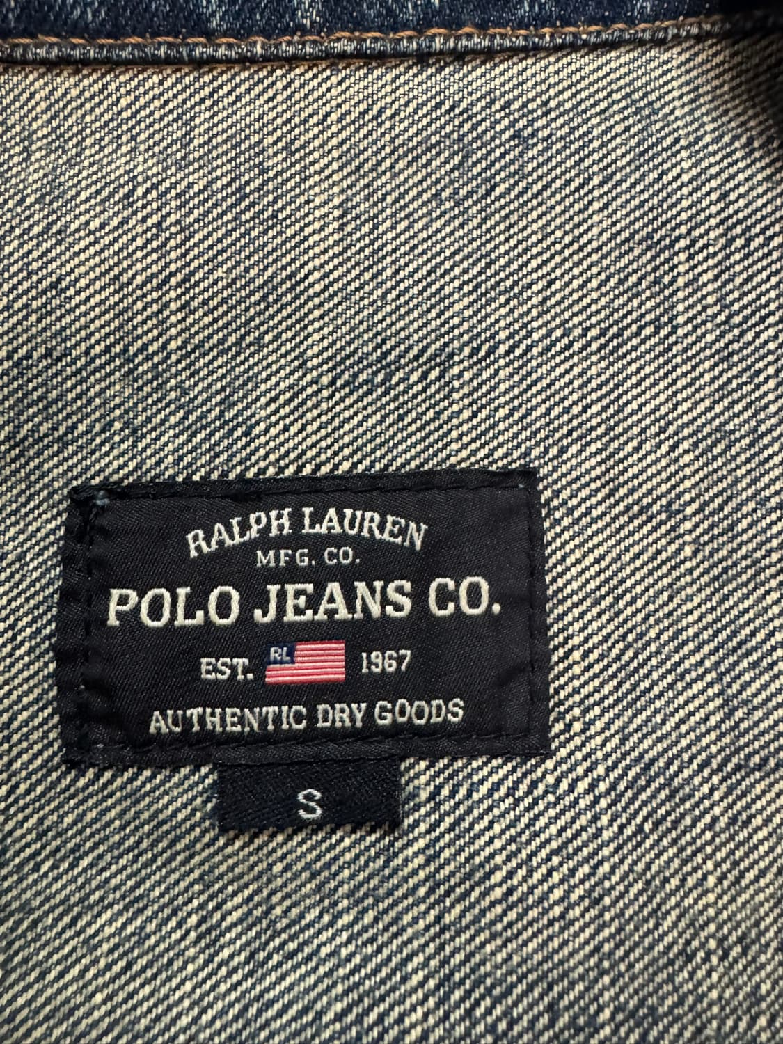 폴로진스 청 자켓(S사이즈) 상품이미지4