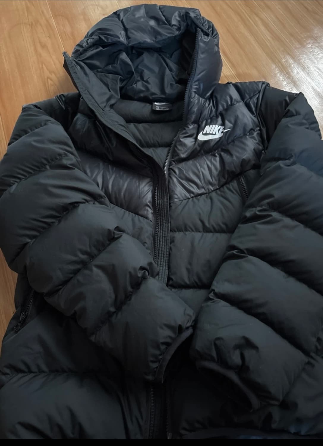 나이키 윈드러너 패딩 블랙 S 상품이미지1