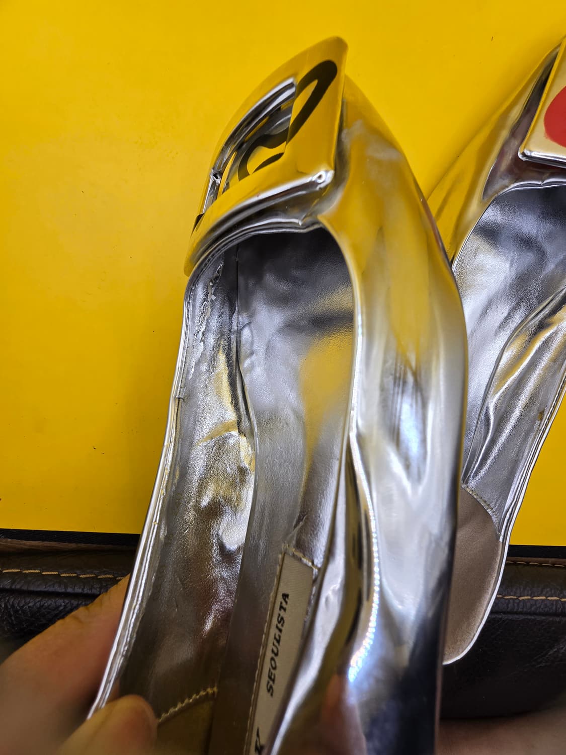 CHOK SEOULISTA 실버 하트 플랫 240 상품이미지6