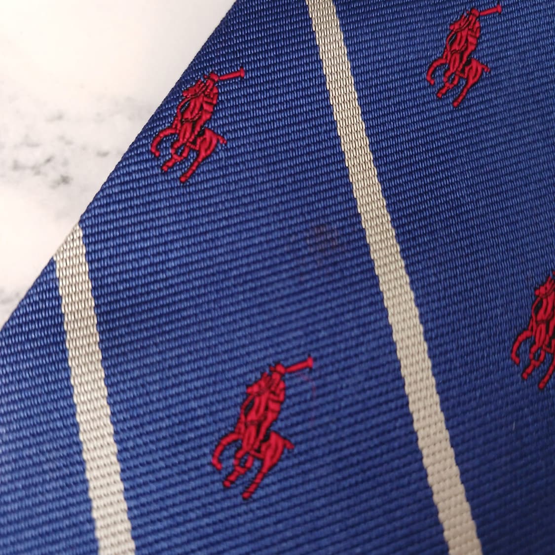 폴로 랄프로렌 스트라이프 포니 자수 넥타이 9.0cm A등급 E8759
 상품이미지10