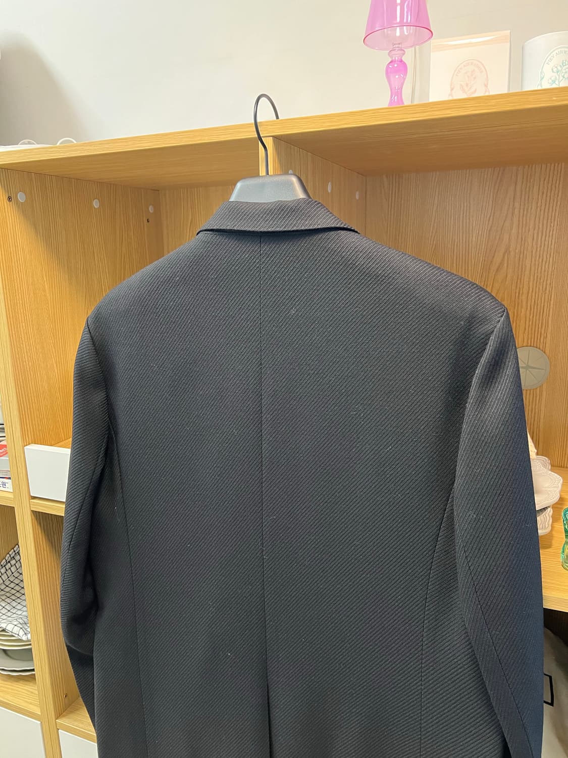 리트 울 실크 피크드 블레이져 상품이미지5