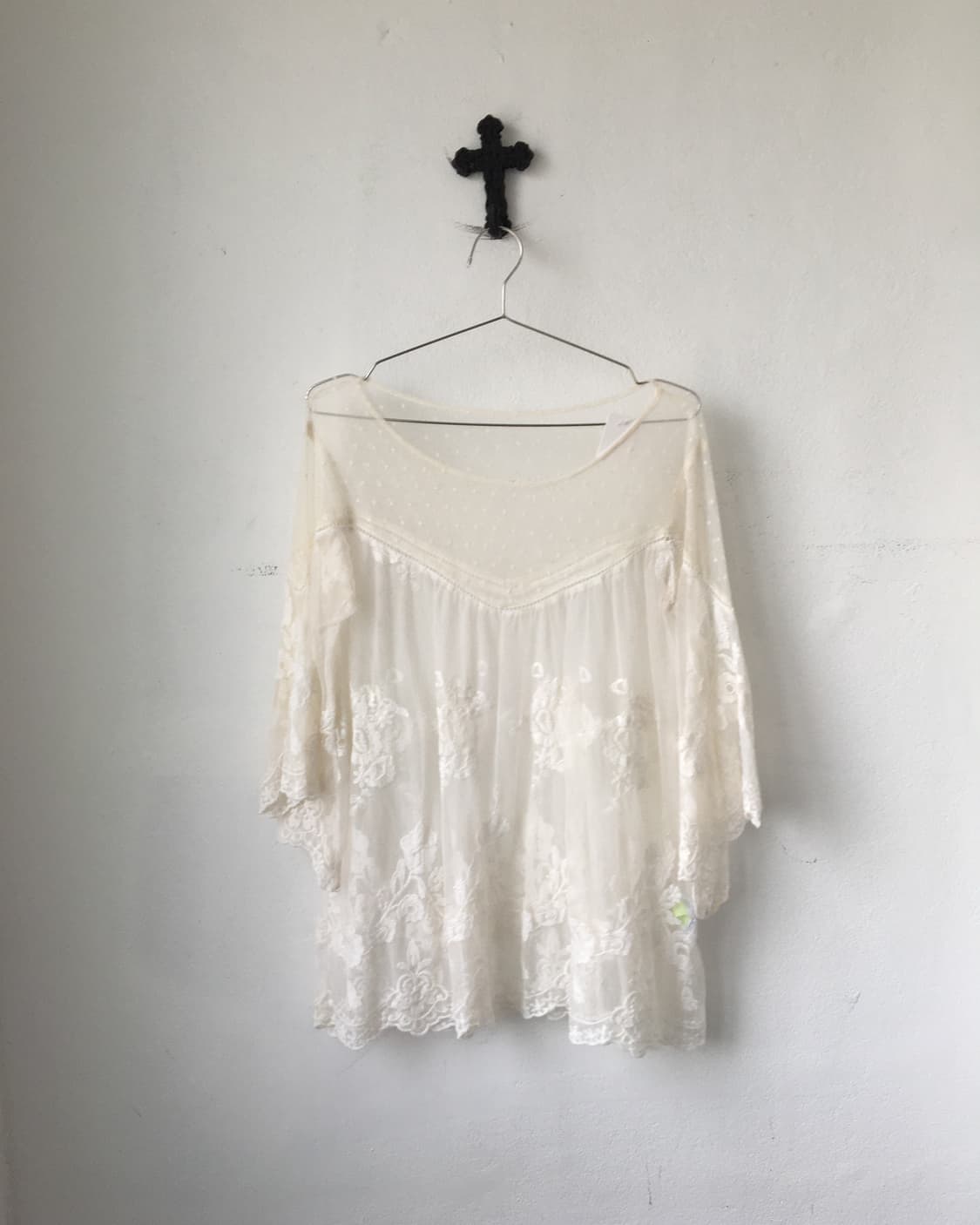Ornament pattern lace layer blouse 상품이미지2