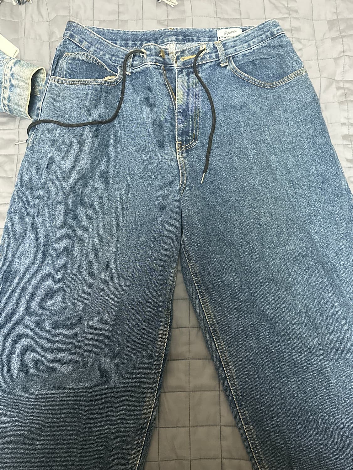 비에스래빗 배기핏 데님 L 상품이미지1