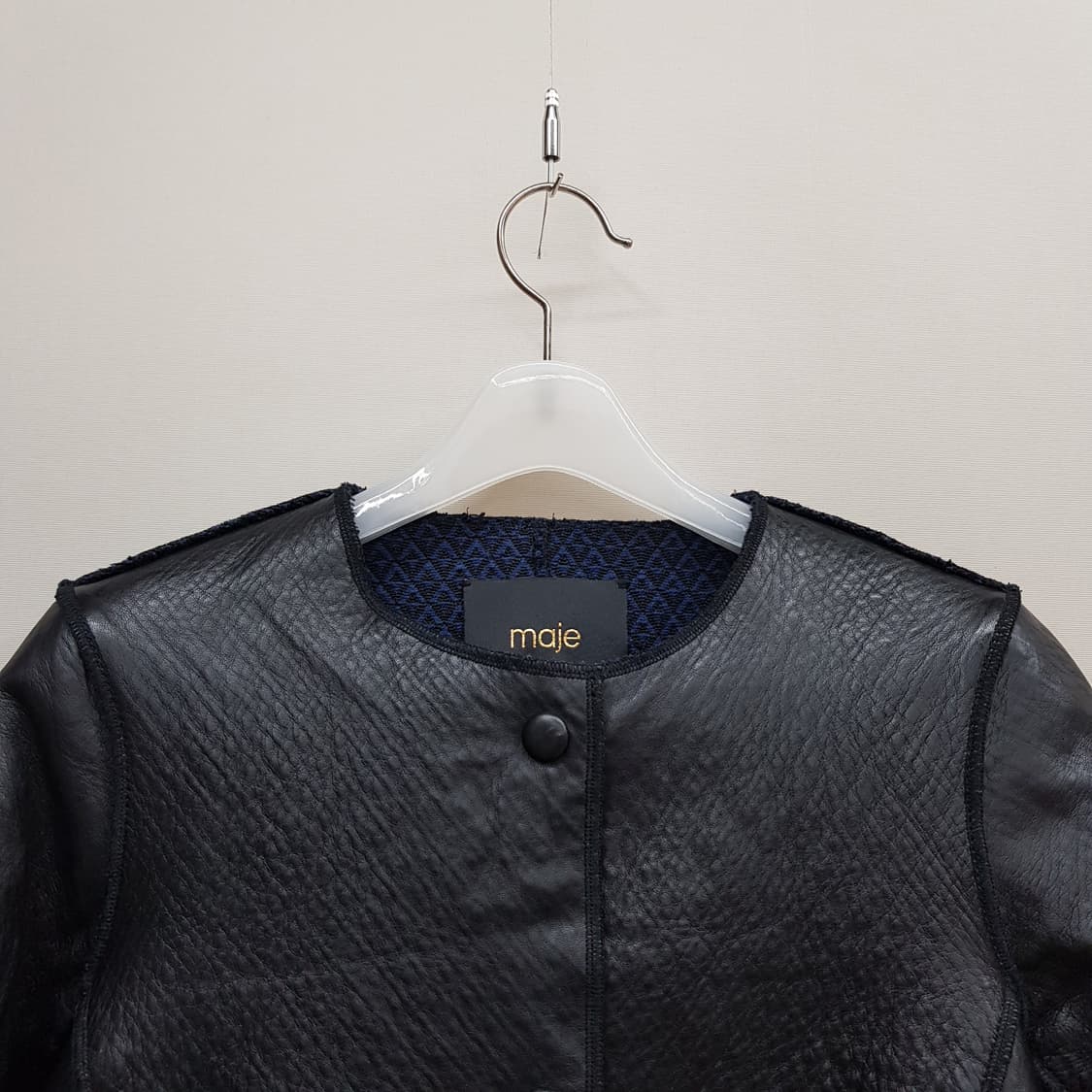 마쥬 Maje 비비안 본디드 가죽 자켓 36사이즈 상품이미지2