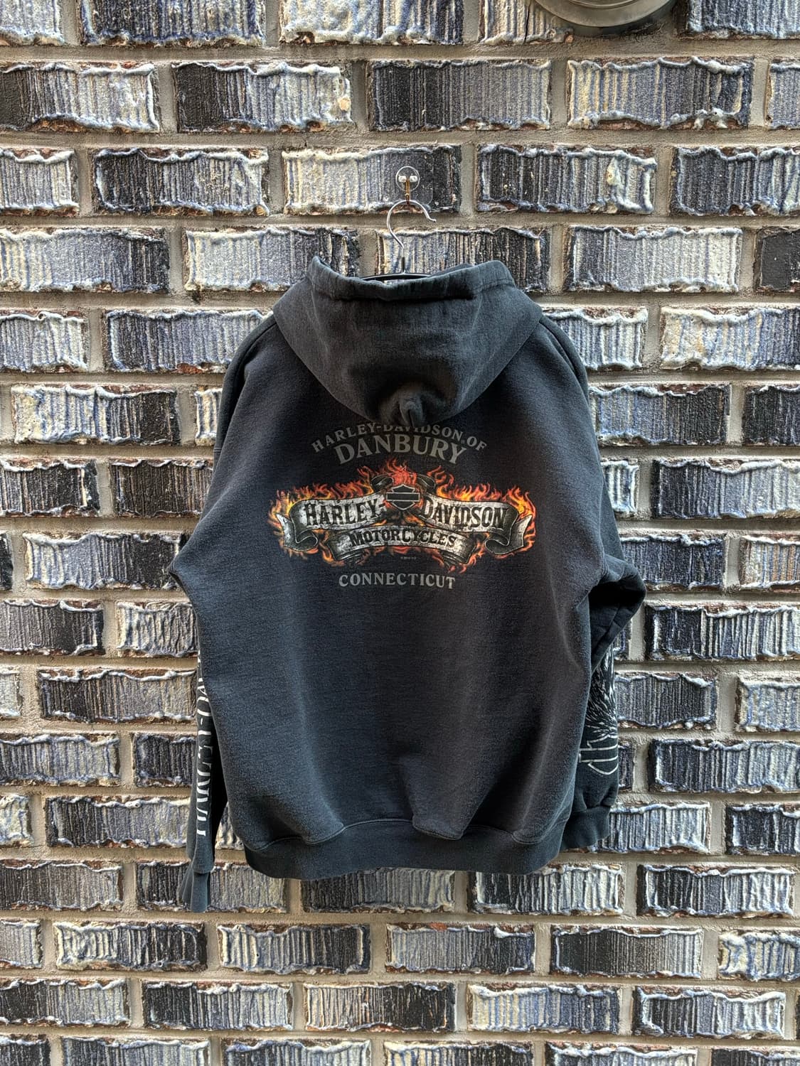 할리데이비슨 플레임 집업후디 상품이미지1