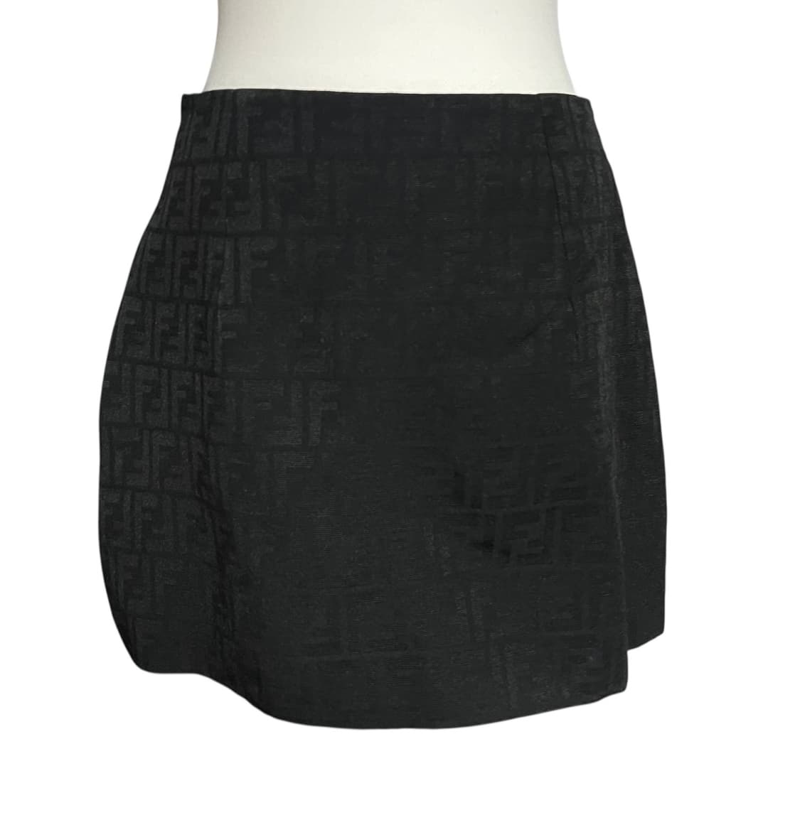 펜디 FF 로고 블랙 미니스커트 L 상품이미지7