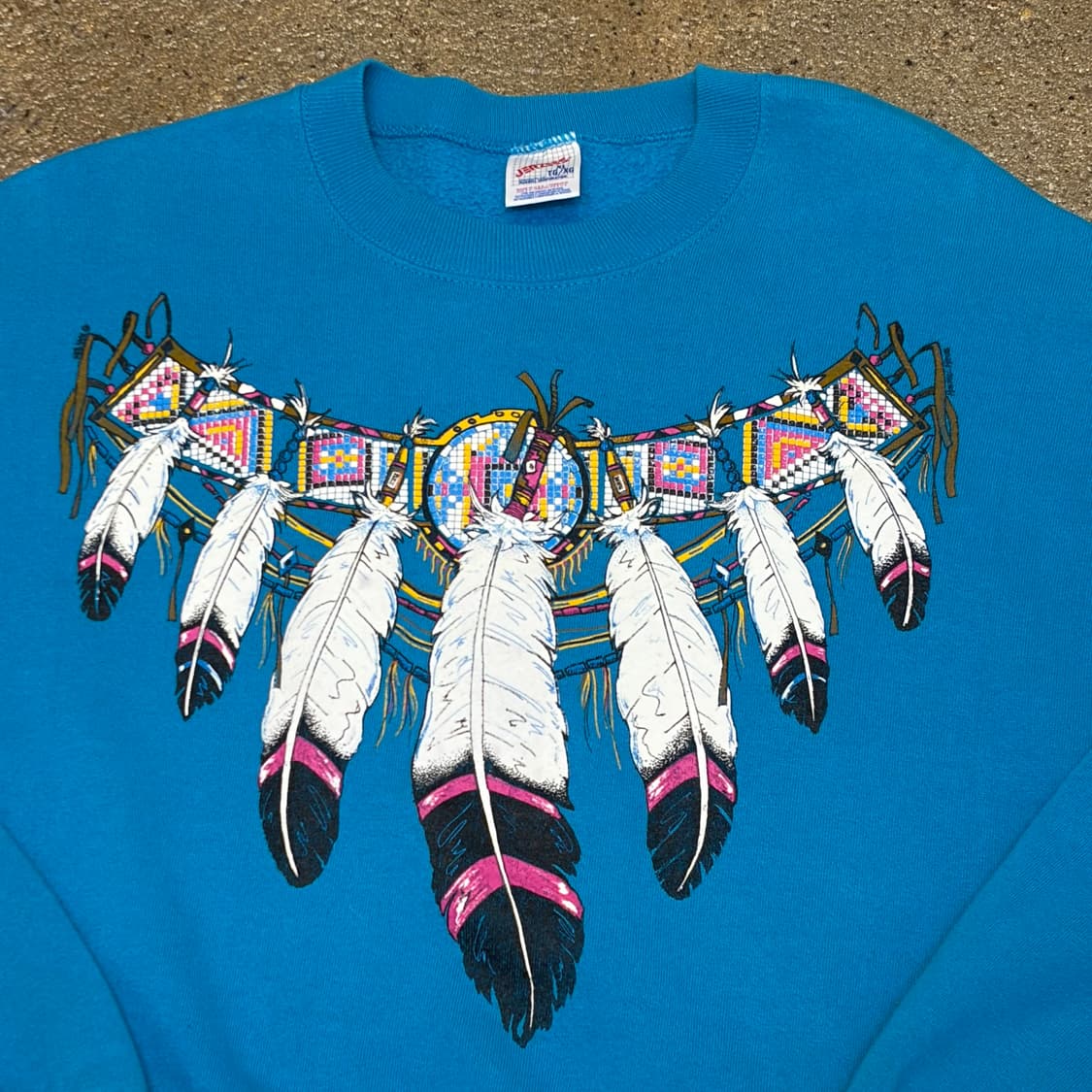 90s Made in USA 빈티지 저지스 인디언 맨투맨 상품이미지3