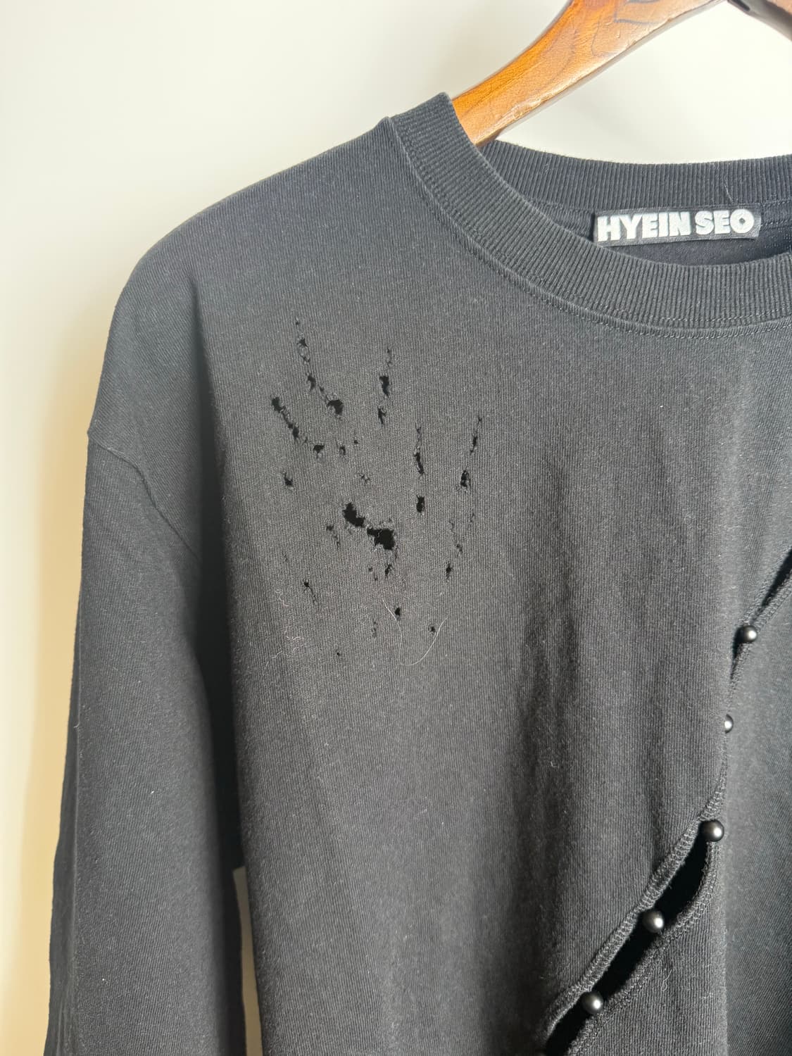 혜인서 HEINSEO 다스트레스트 롱슬리브 셔츠  상품이미지2