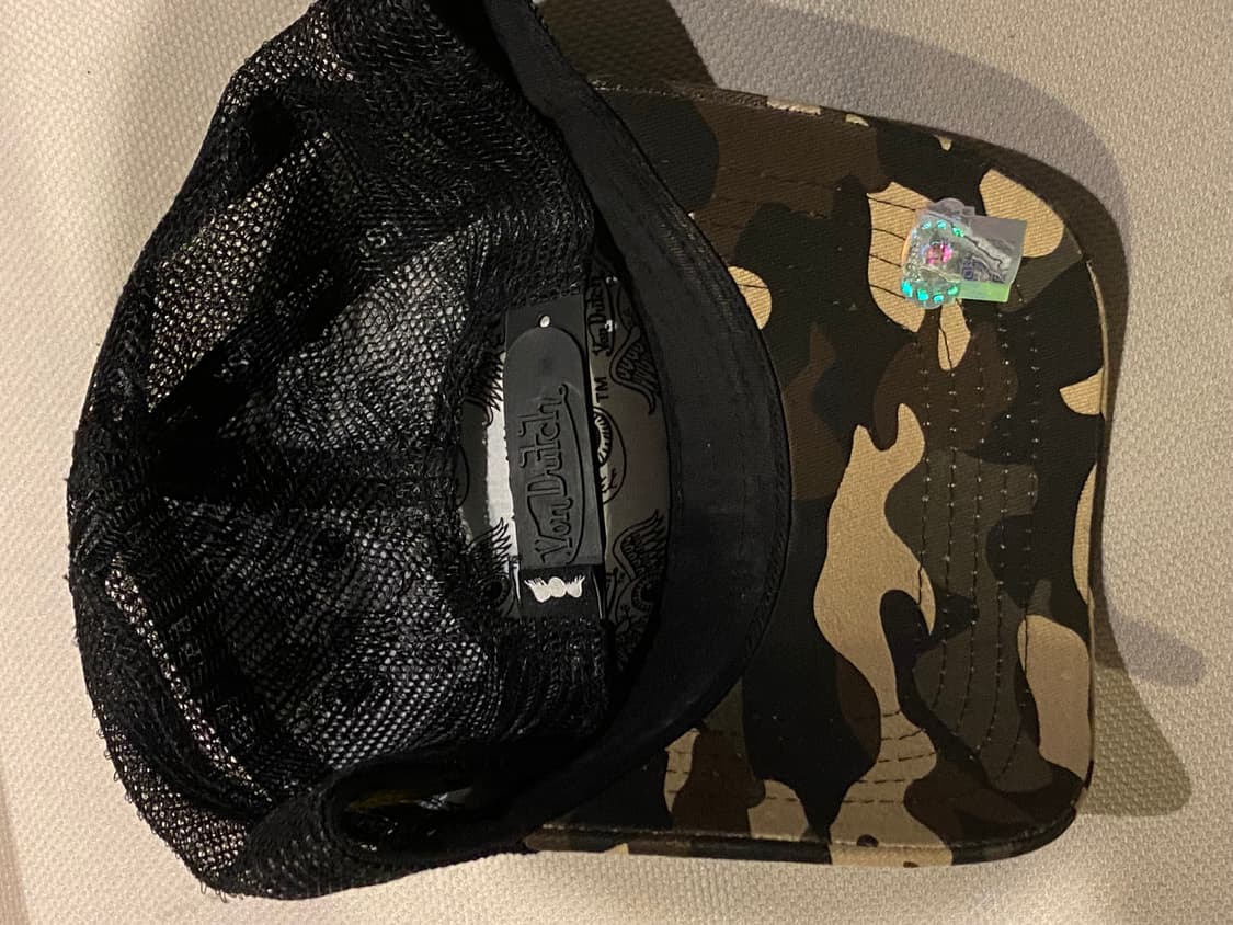 Von Dutch camo reverse mesh cap new os 상품이미지3