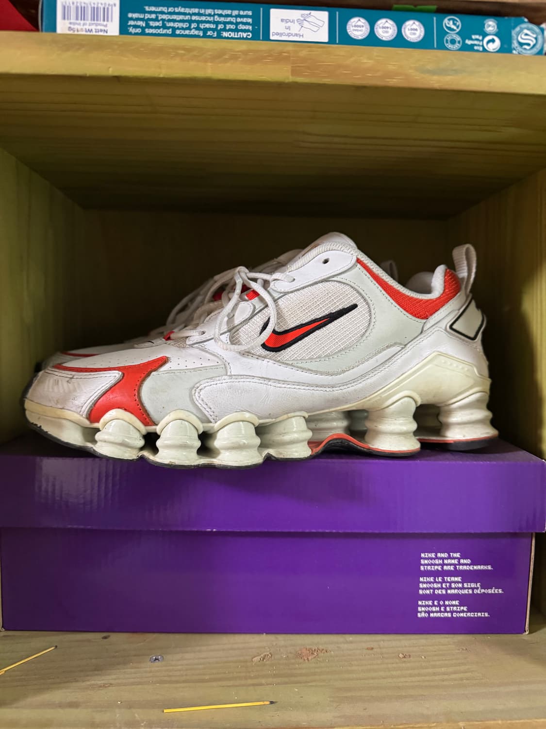 나이키 샥스 노바 화이트 레드 170 (us우먼10) 상품이미지3