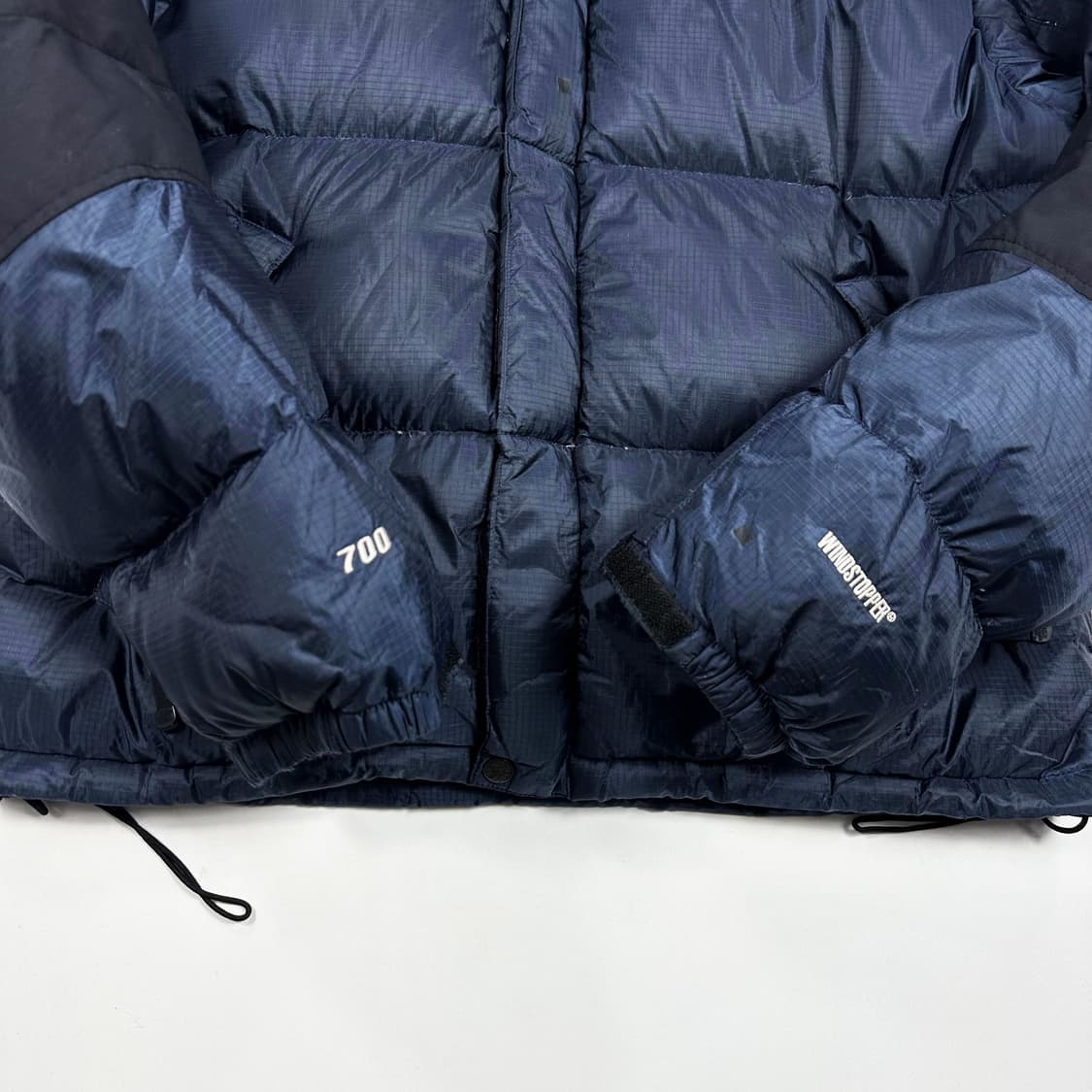 노스페이스 윈드스토퍼 드롭 네이비 패딩 점퍼 (M) 상품이미지5
