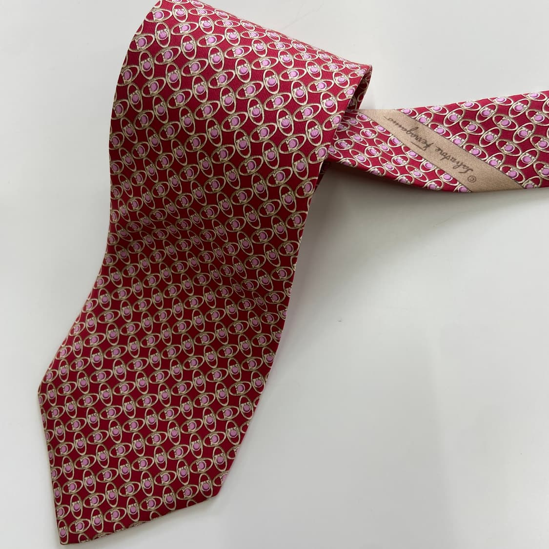 페레가모(Ferragamo) 모노그램 명품 정품  넥타이 상품이미지6