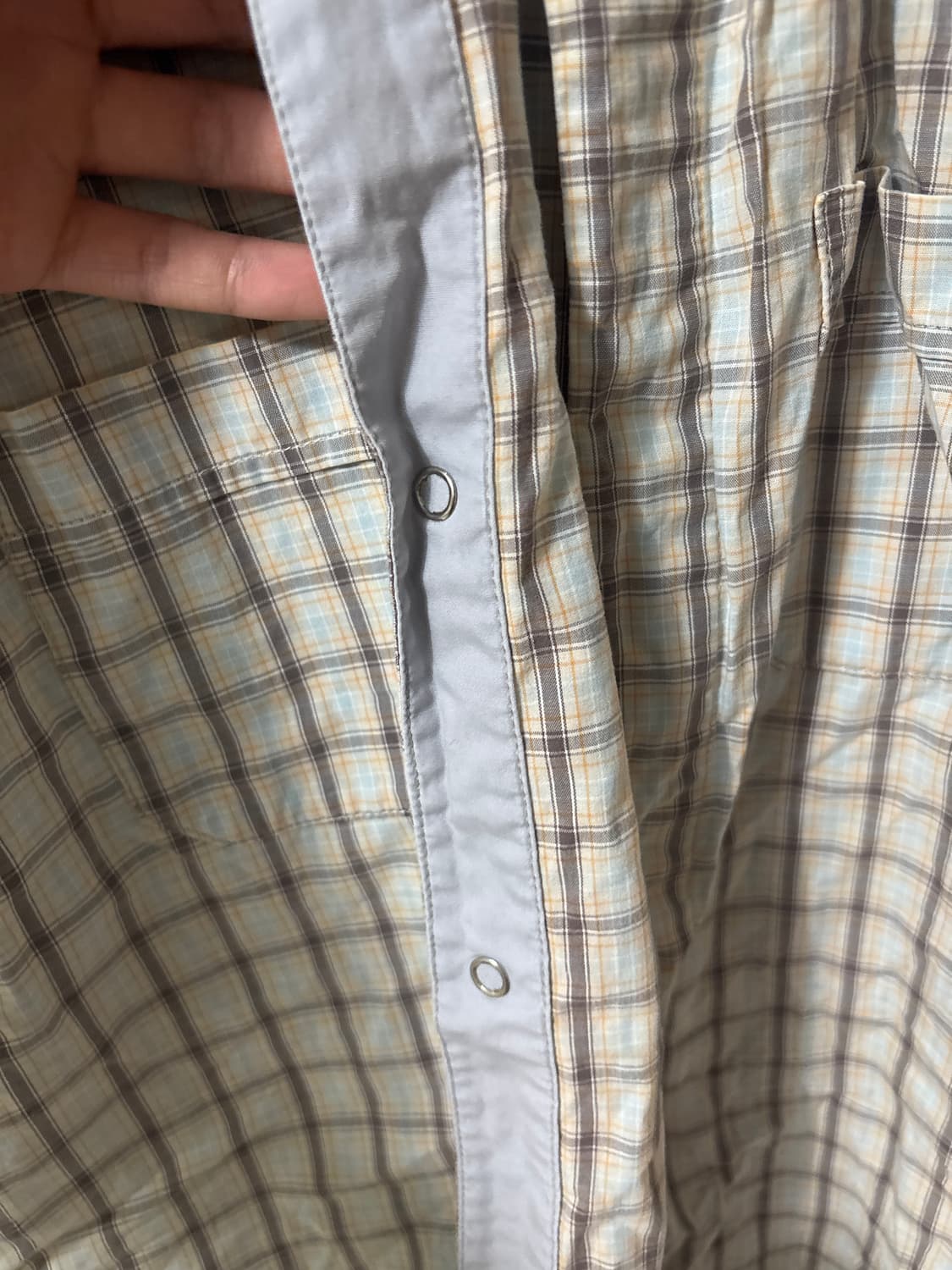 90s 스투시 체크 셔츠 상품이미지6