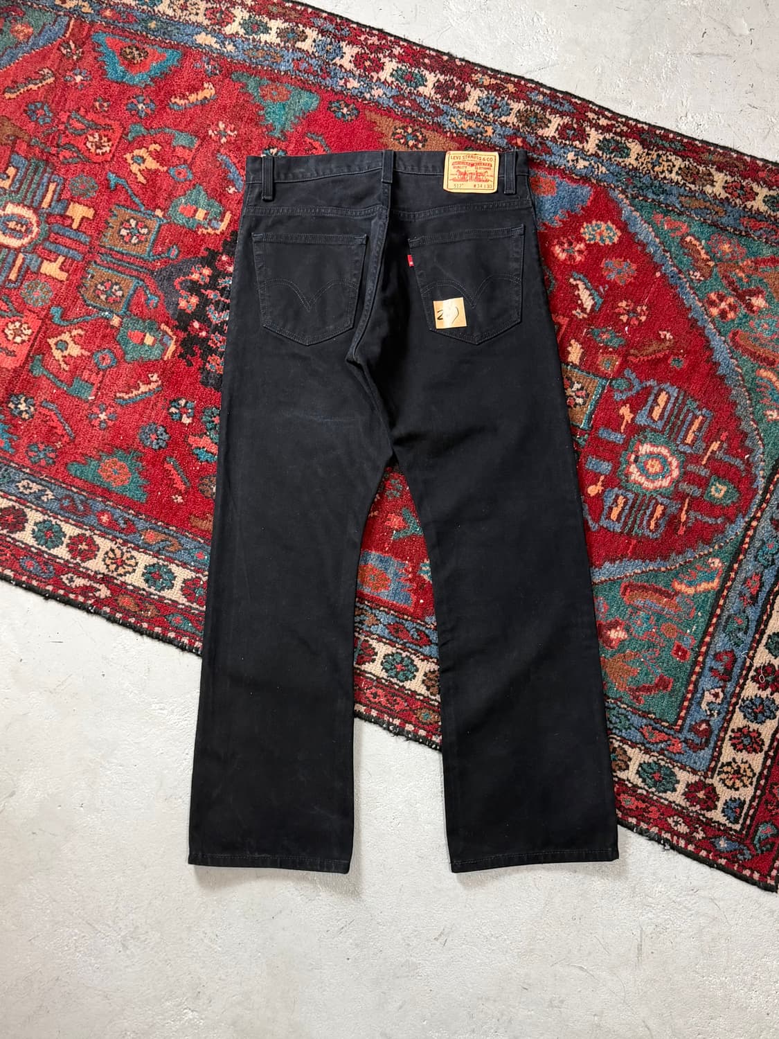 00's 빈티지 리바이스 517 블랙 부츠컷 리바이스 플레어진 상품이미지3