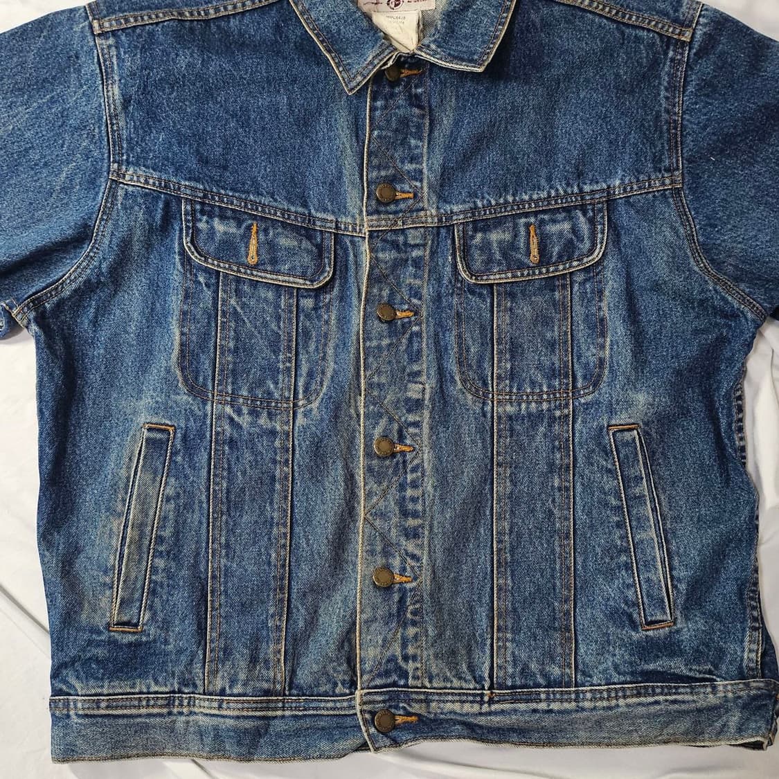 90’s Wrangler 랭글러 워싱 데님 자켓 L018 상품이미지2