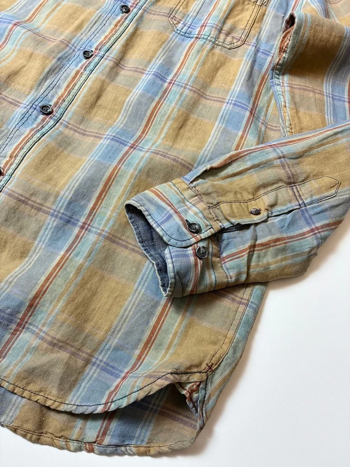 시리즈 21FW 에스닉 립포켓 린넨 셔츠 PN8849 상품이미지5