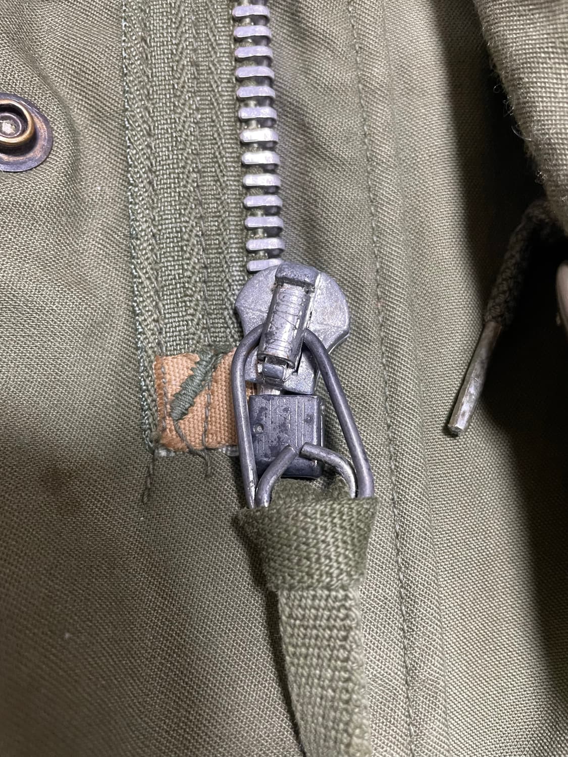 (L/L추정)오리지널 M-65 필드자켓 2세대 은지퍼 상품이미지3