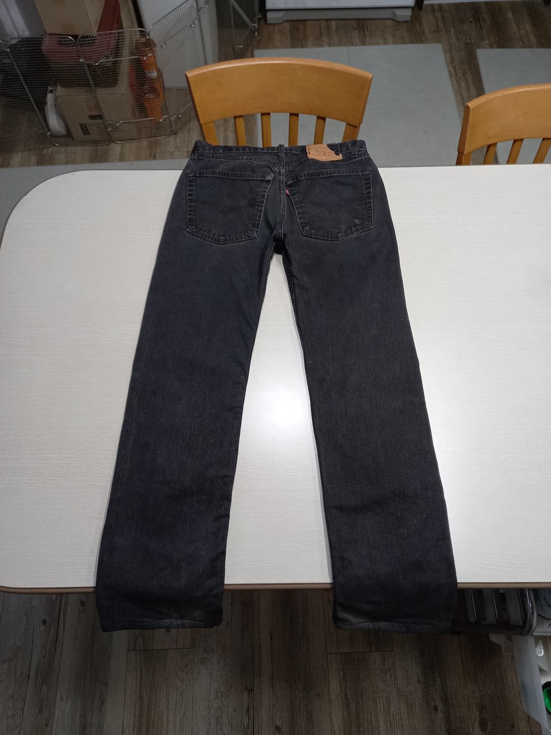 32 90's 리바이스505 RedPont 일자진 블랙 32-316 상품이미지2