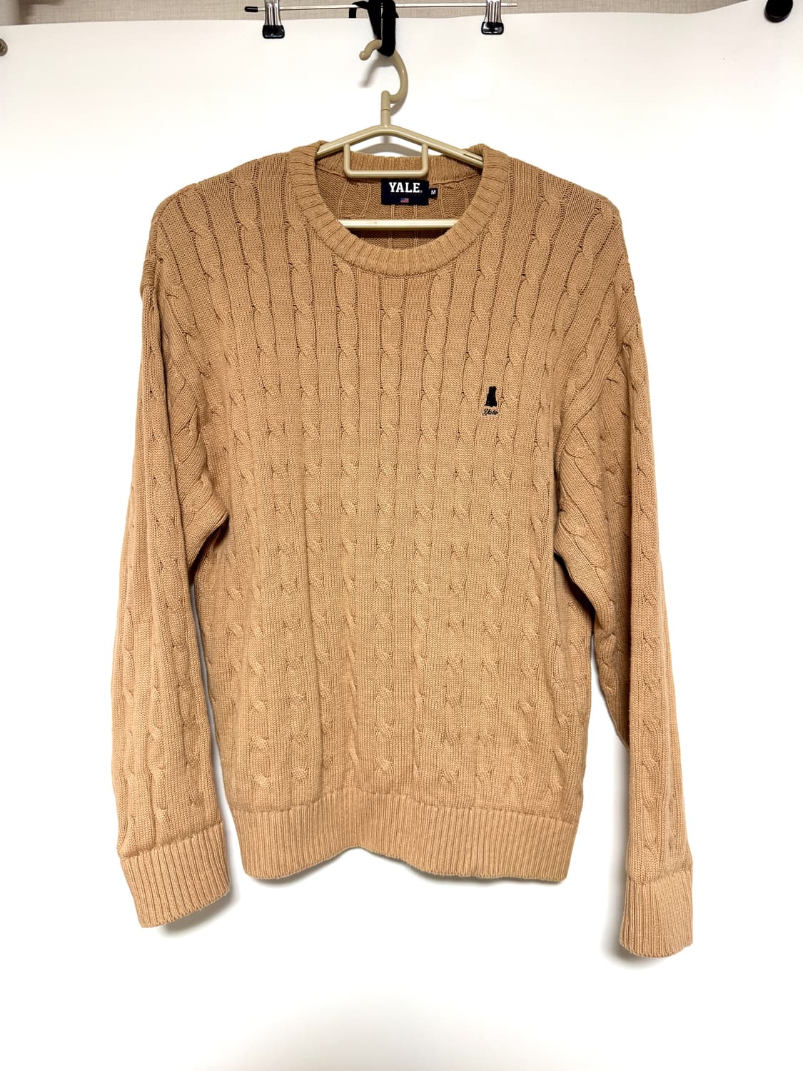 폴로재질 예일 케이블 니트 105-110 상품이미지1