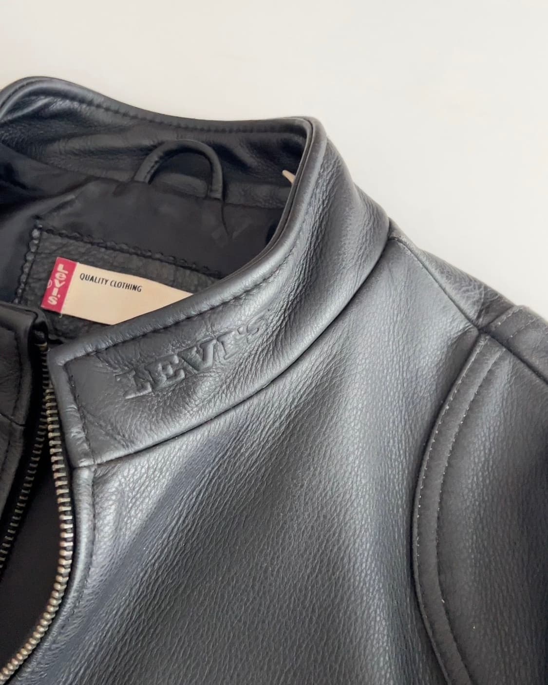 리바이스 싱글 라이더 카우 레더 자켓 L 상품이미지6